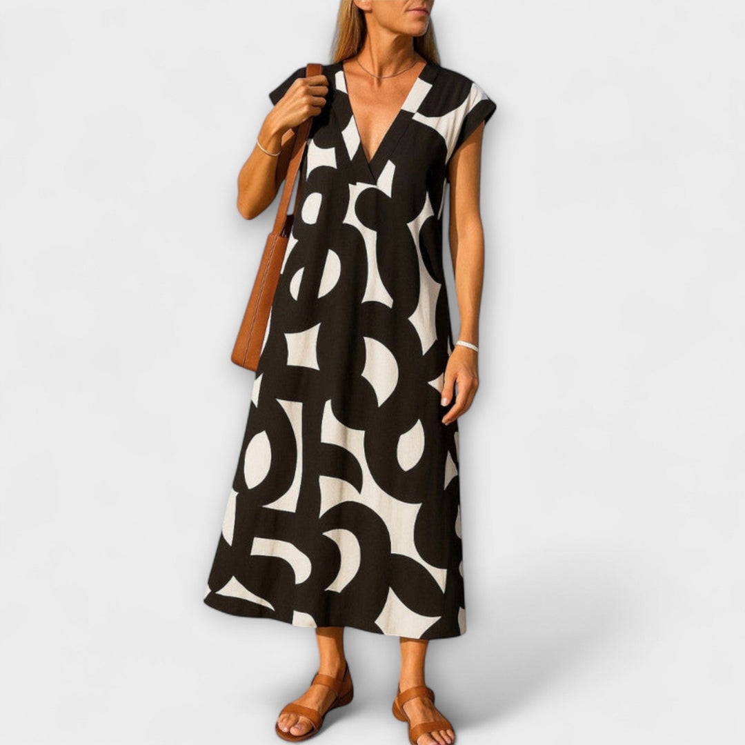 Linae – Robe légère avec décolleté en V