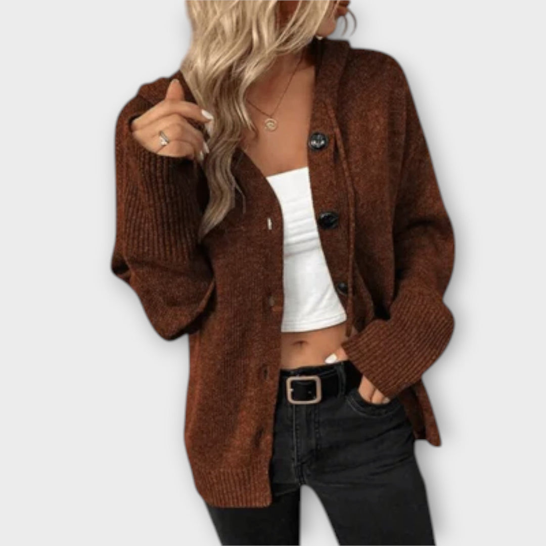 Brittan - Gilet en tricot avec boutons