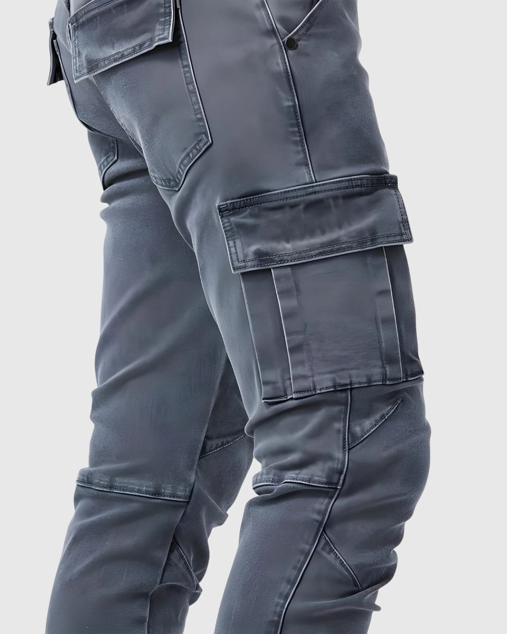 Marino – Pantalons cargo avec stretch