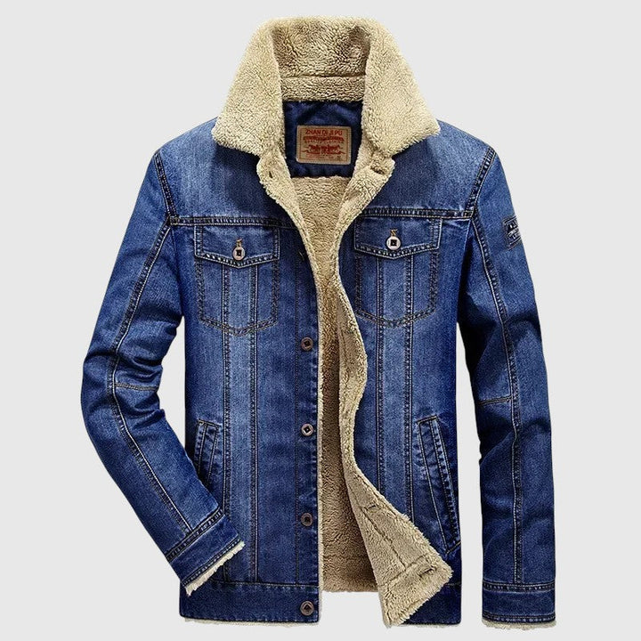 Bohumil - Veste en jean avec doublure intérieure