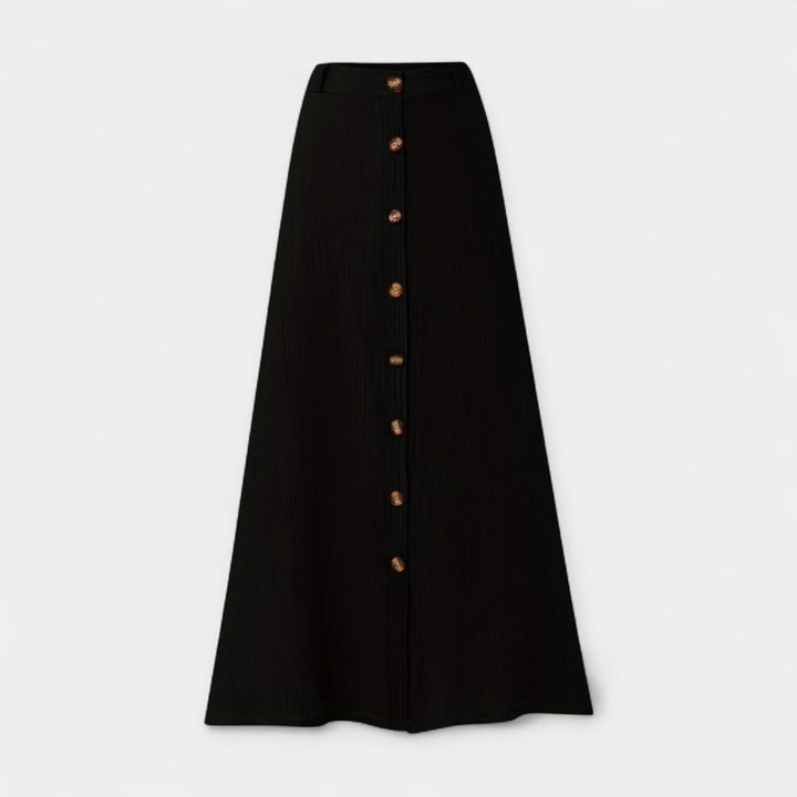 Klára - Jupe midi semi-transparente avec fente
