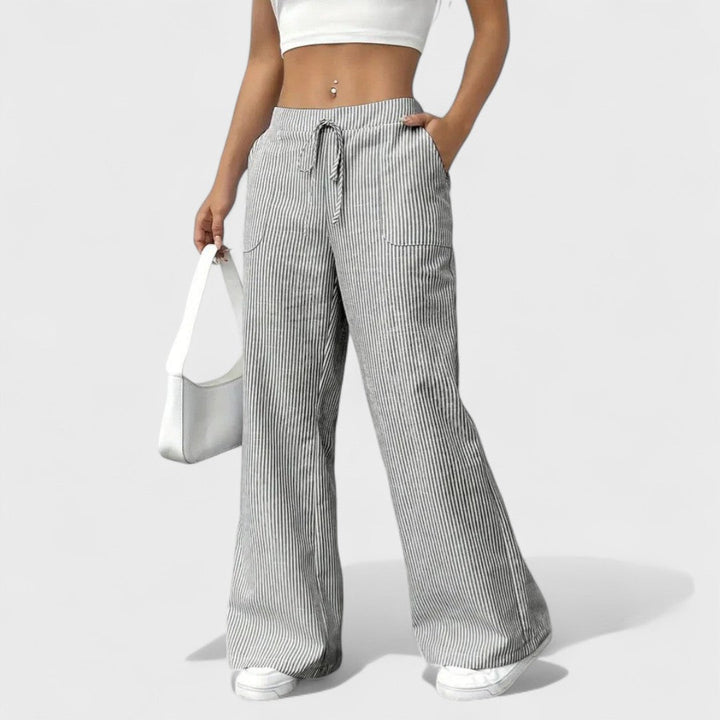 Dominique - Pantalon Large Confortable