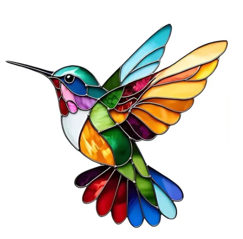 Adriana – Collier avec un colibri