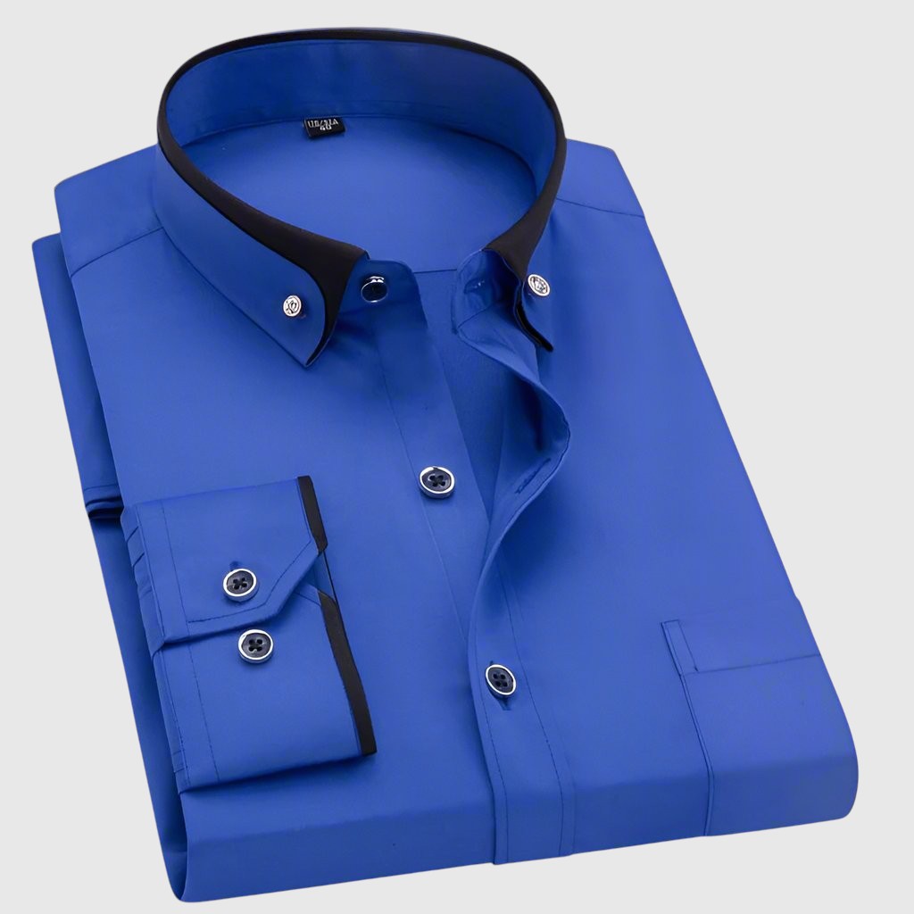 Jan – Chemise pour homme avec des détails contrastés élégants