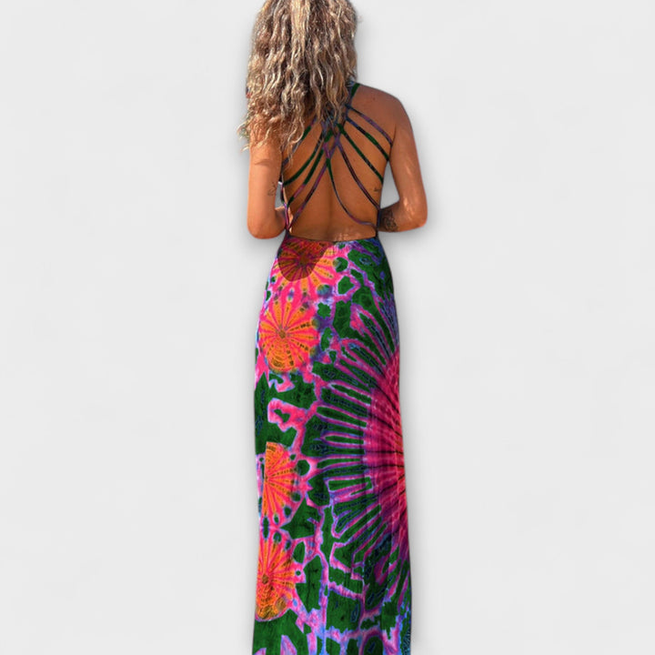 Ronja - La Bamba Imprimé Tie-Dye Maxi Robe