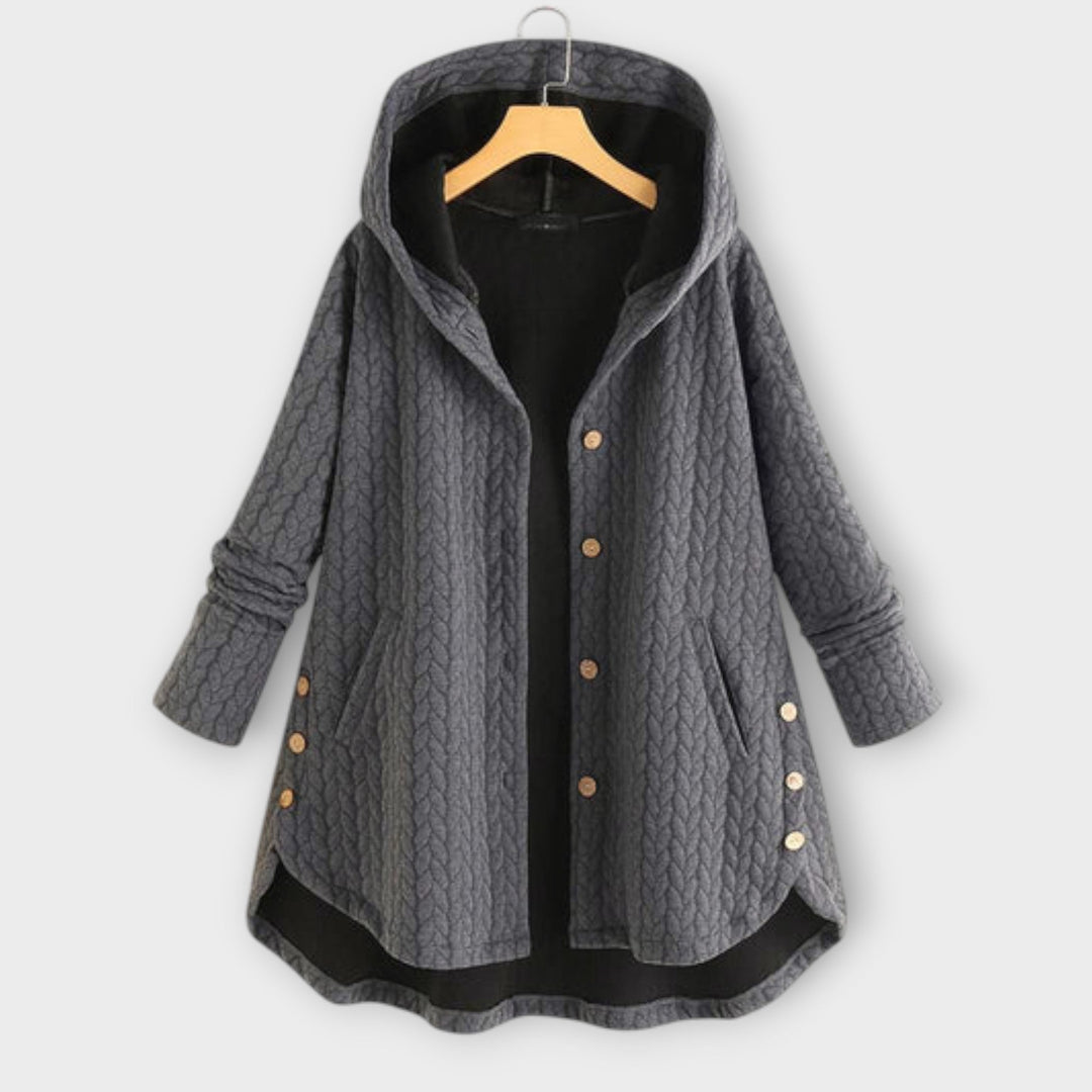 Leslie - Veste à Boutons Chaude