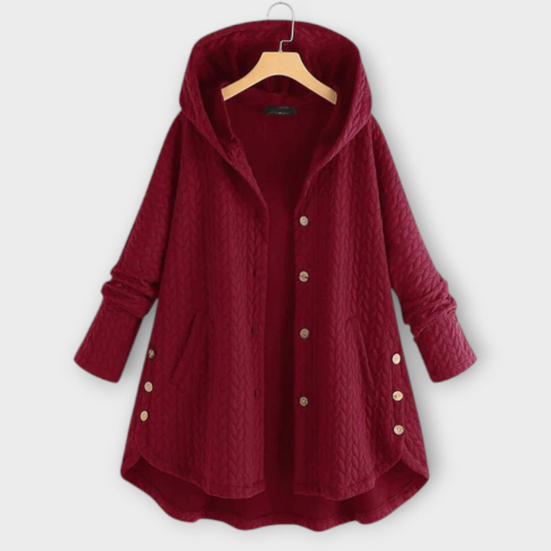 Leslie - Veste à Boutons Chaude
