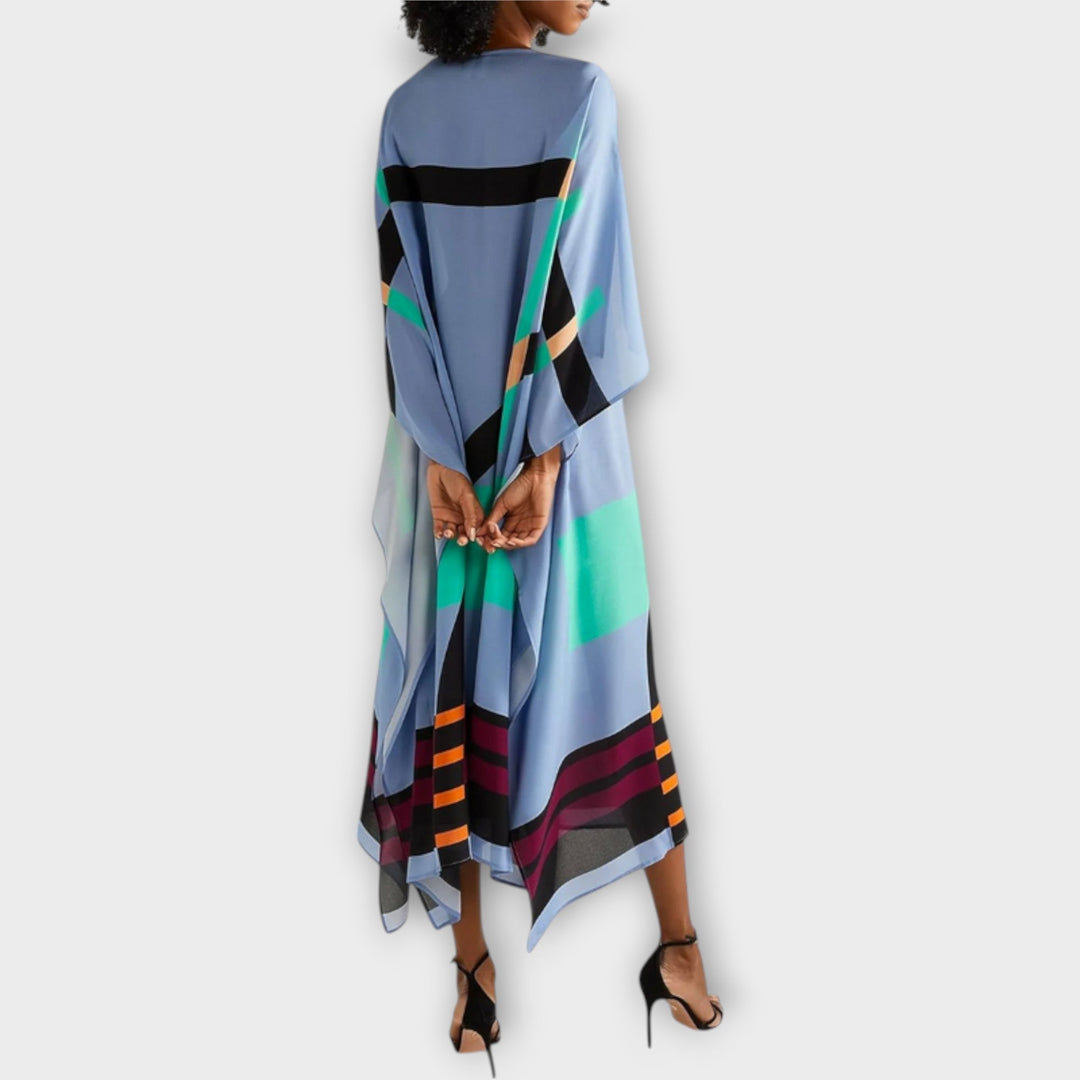 Elenora - Kaftan géométrique à coupe ample