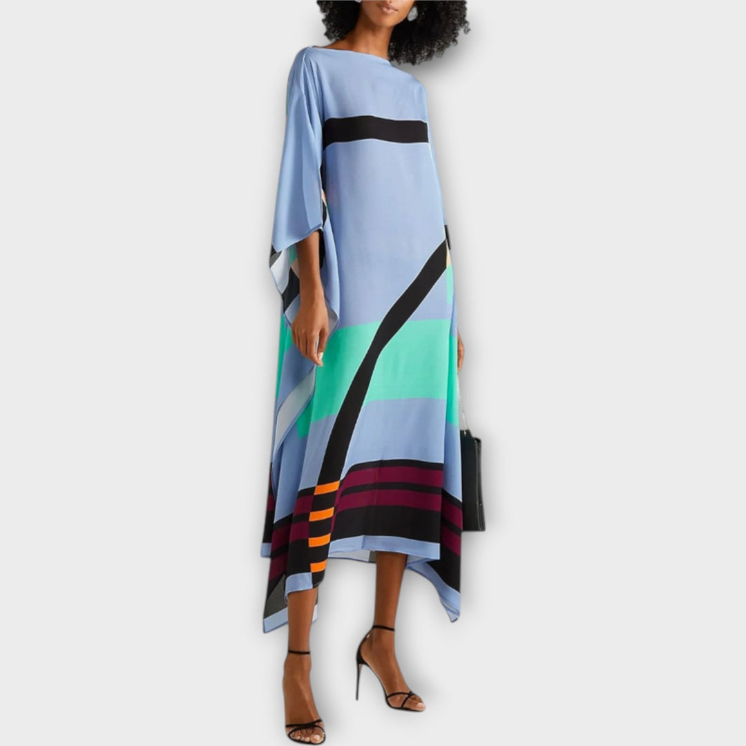 Elenora - Kaftan géométrique à coupe ample