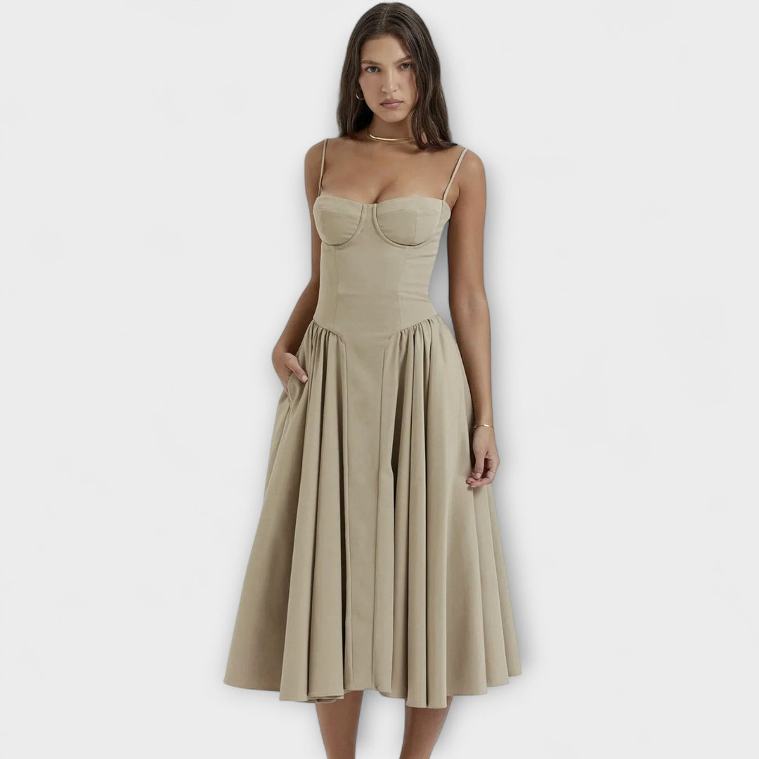 Rosalie - Robe corset élégante sans manches