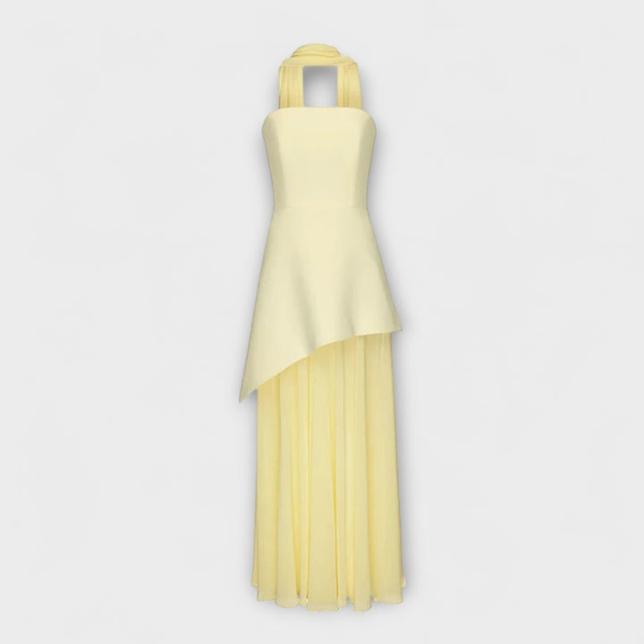 Goldie - Robe Maxi en Chiffon