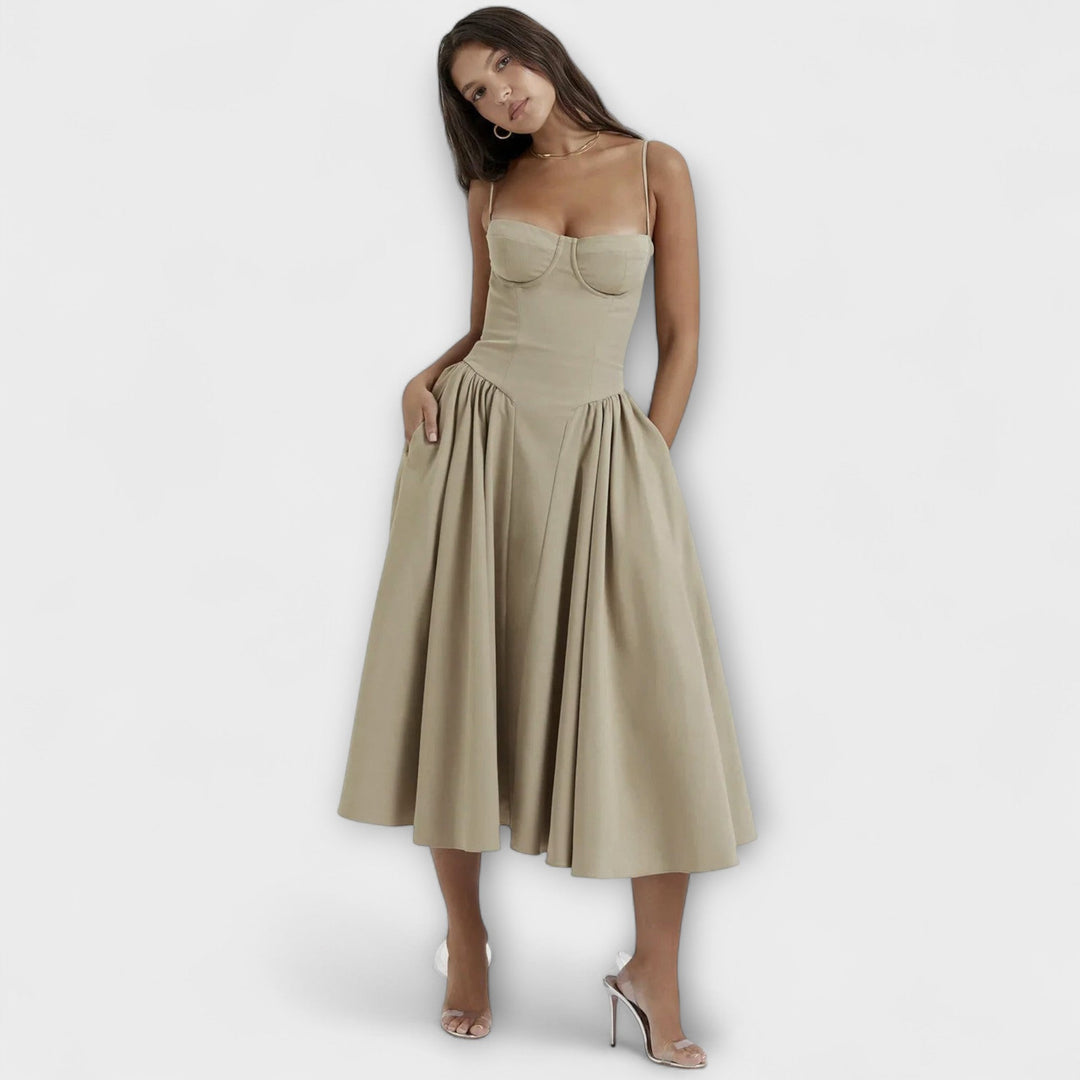 Rosalie - Robe corset élégante sans manches