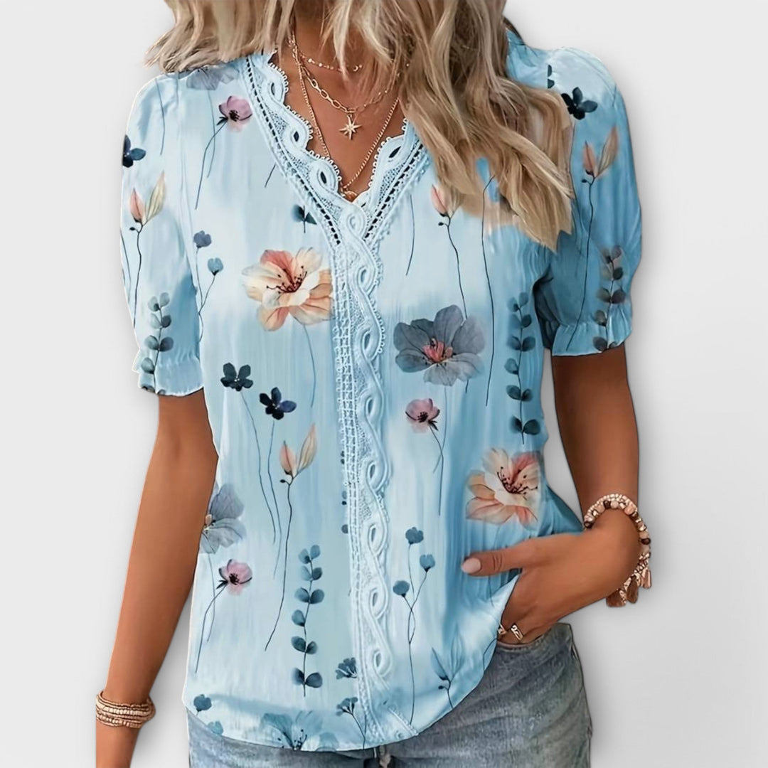 Emily - Blouse à décolleté en V