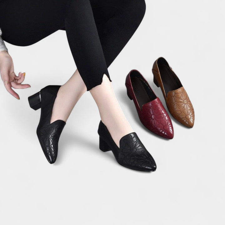 Olene – Escarpins avec broderie