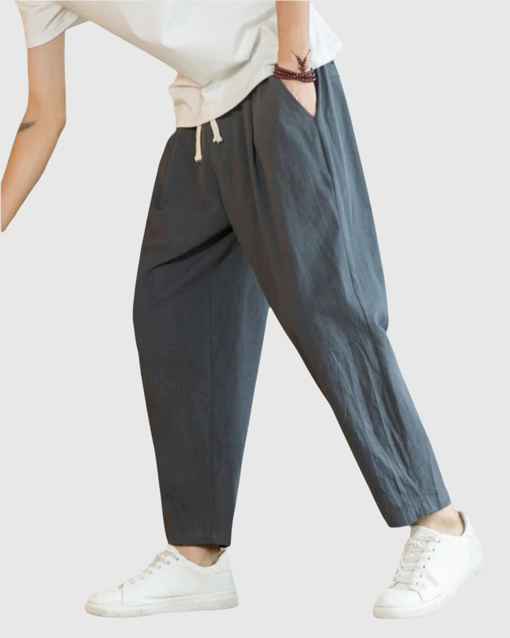 Libuše - Pantalons en coton Roma