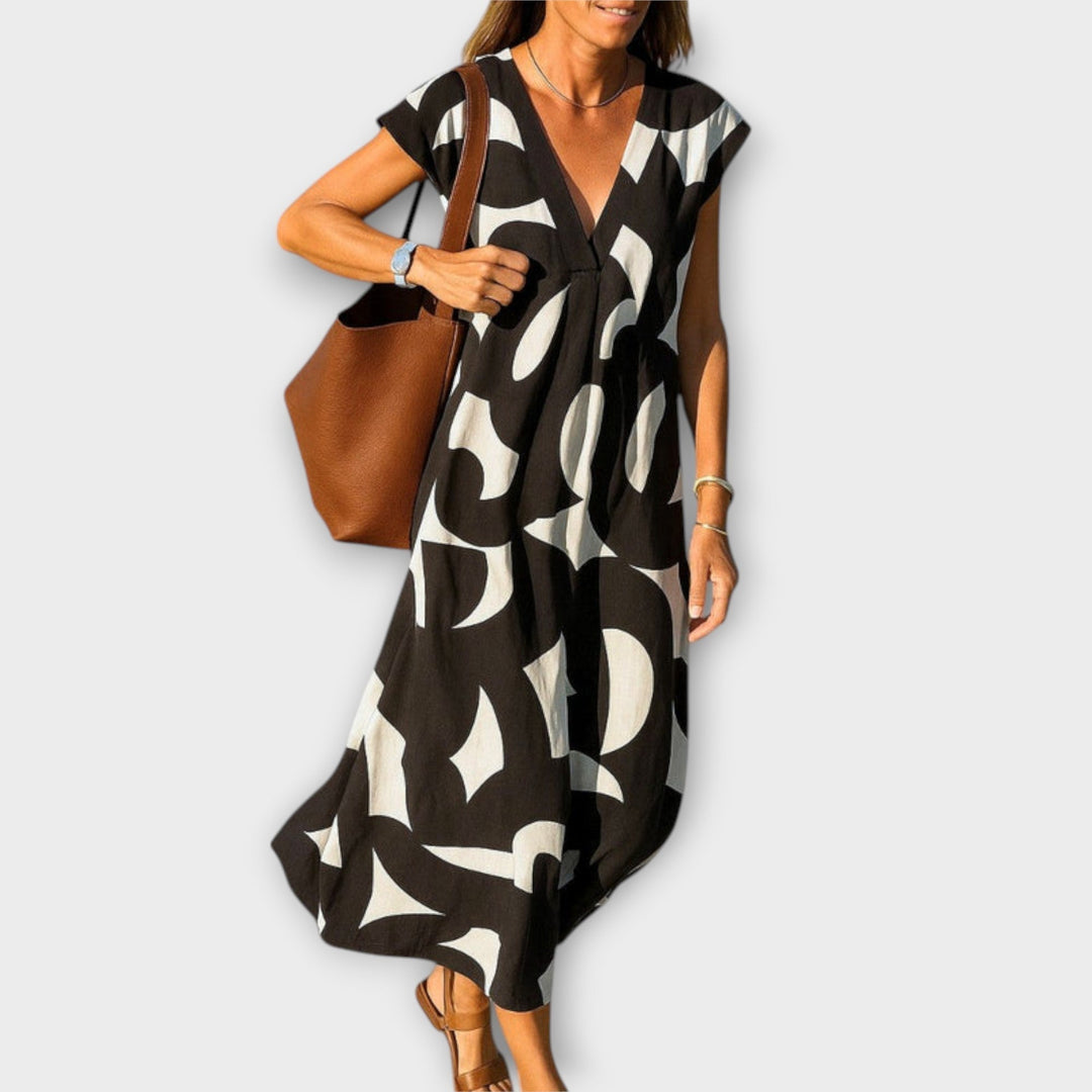 Linae – Robe légère avec décolleté en V