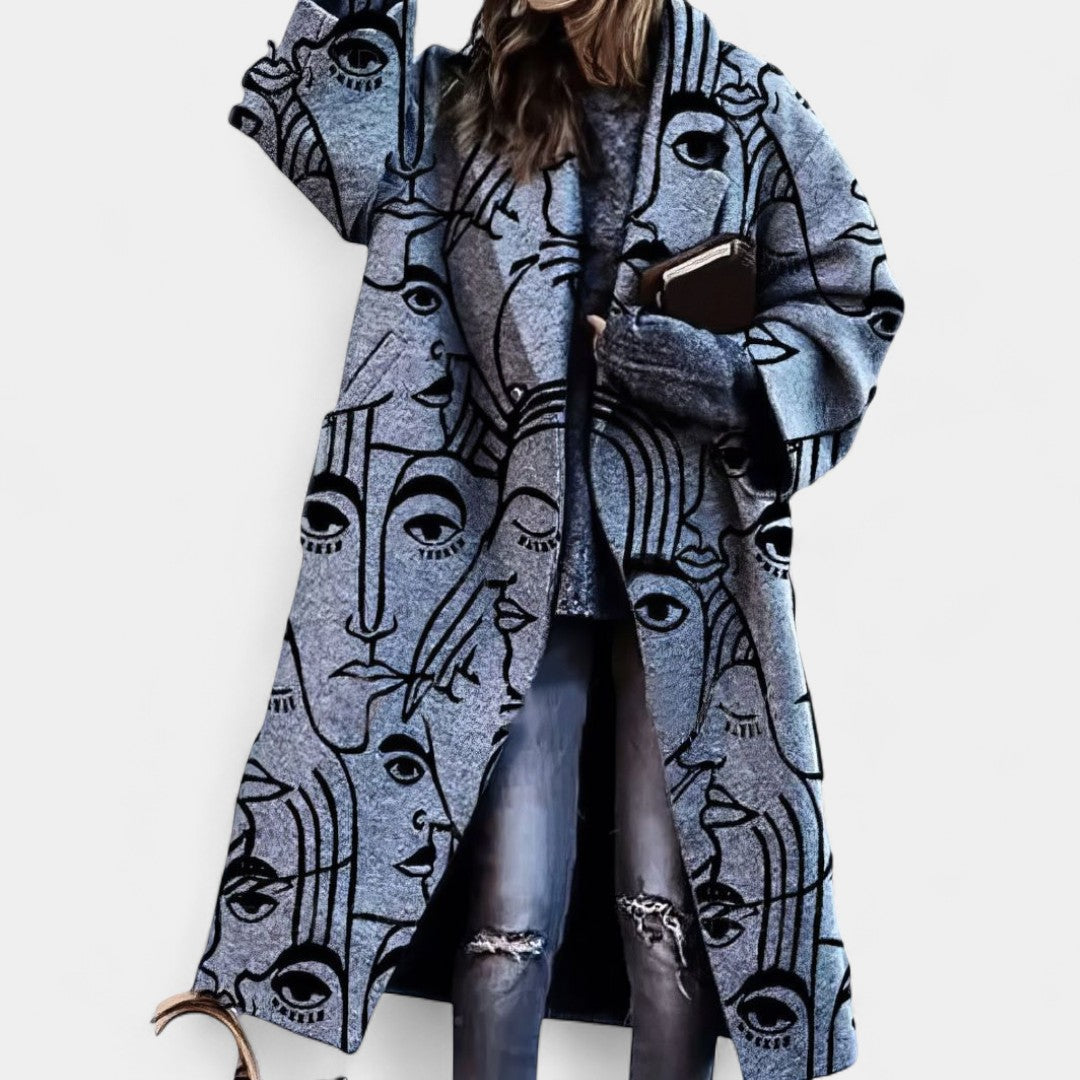Tereza – Manteau réversible élégant