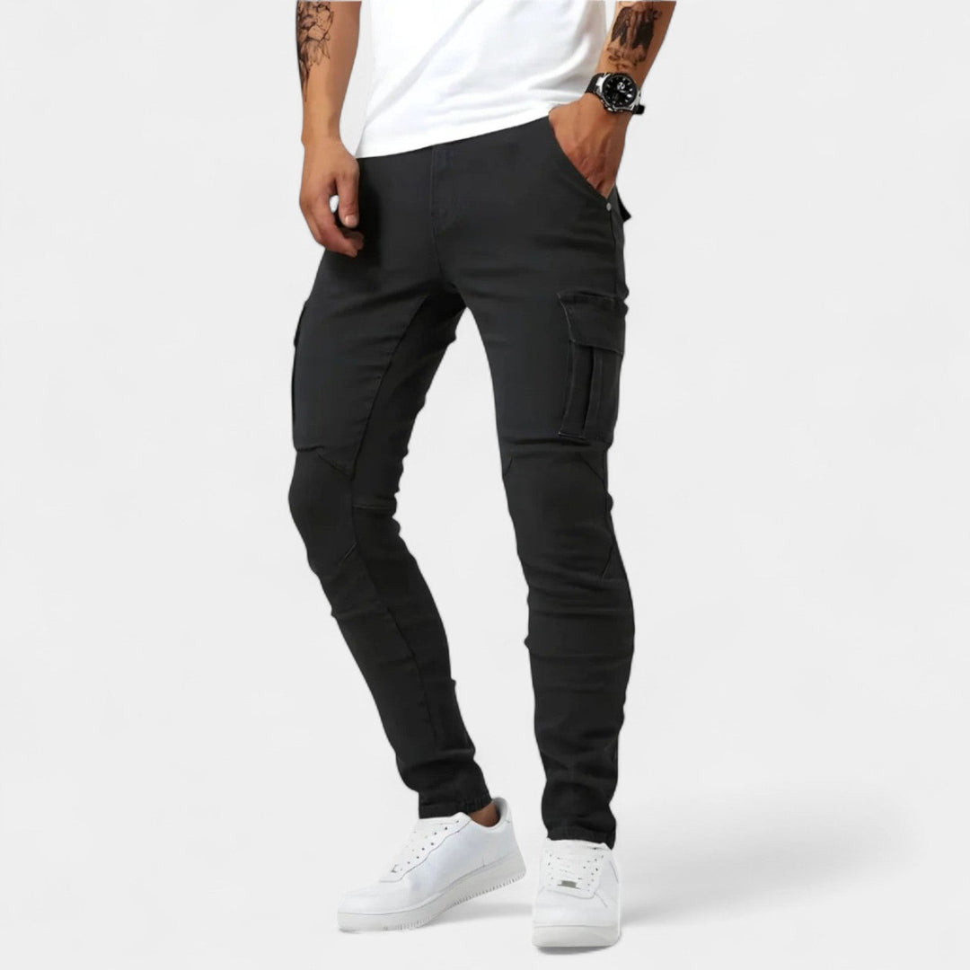 Marino – Duo de pantalons cargo avec stretch
