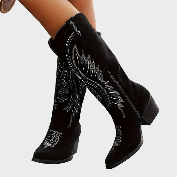 Bottes western brodées élégantes