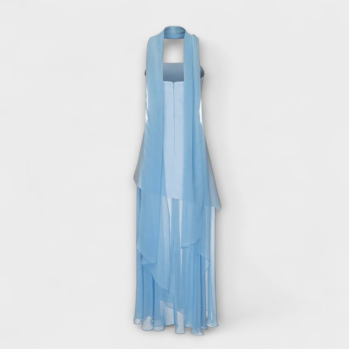 Goldie - Robe Maxi en Chiffon