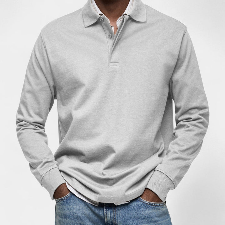 Tomáš – Polo élégant pour homme à manches longues