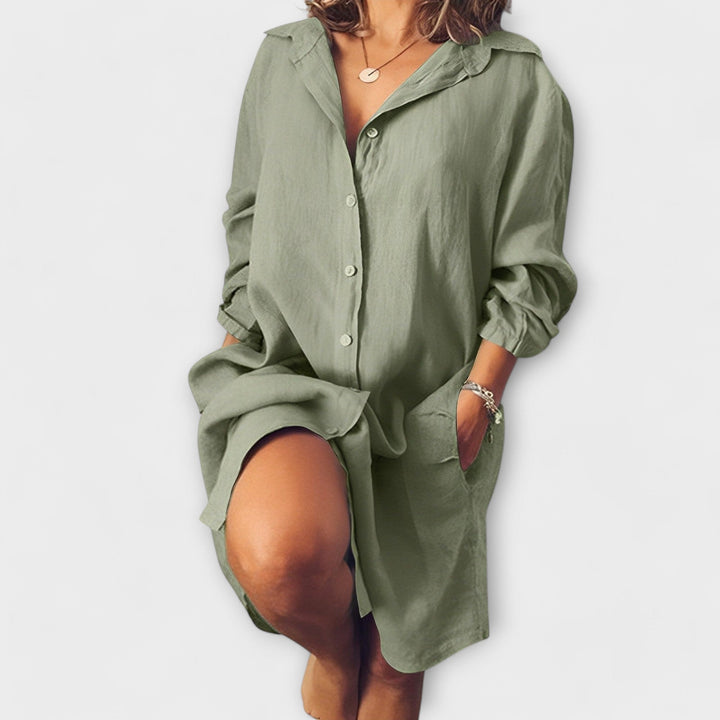 Chemise en lin décontractée pour un usage quotidien