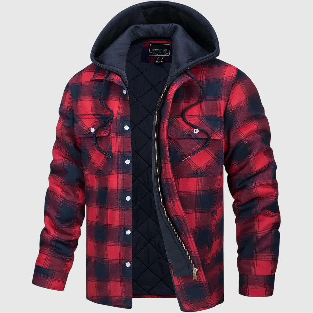 Arend – Veste chaude en mélange de laine premium