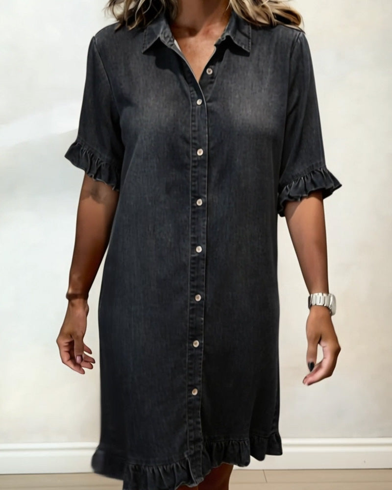 Élise - Robe Denim Chic
