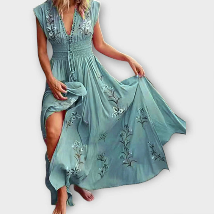 Felizia – Robe boho avec une broderie envoûtante