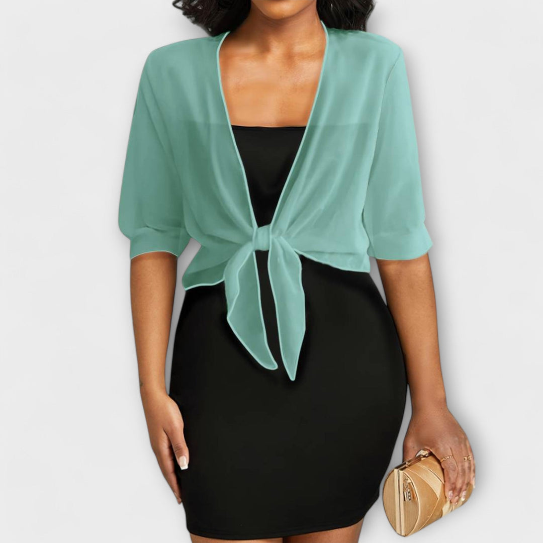 Olivia - Blouse à devant ouvert