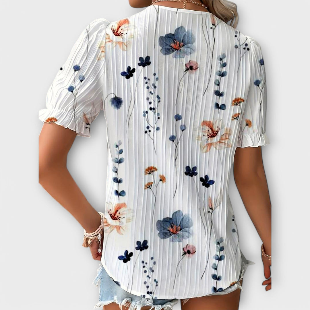 Emily - Blouse à col en V