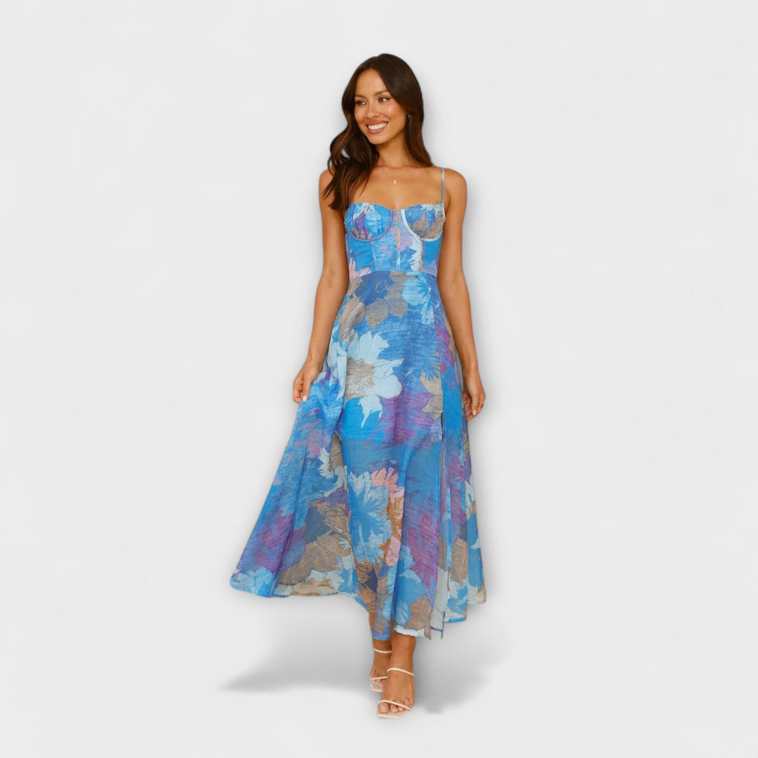 Audrey - Robe à imprimé floral pour femmes - Élégante et attrayante