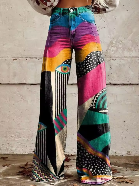 Pavla - Pantalons amples style boho