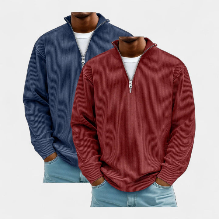 Martin – Duo de pulls stylés avec zip