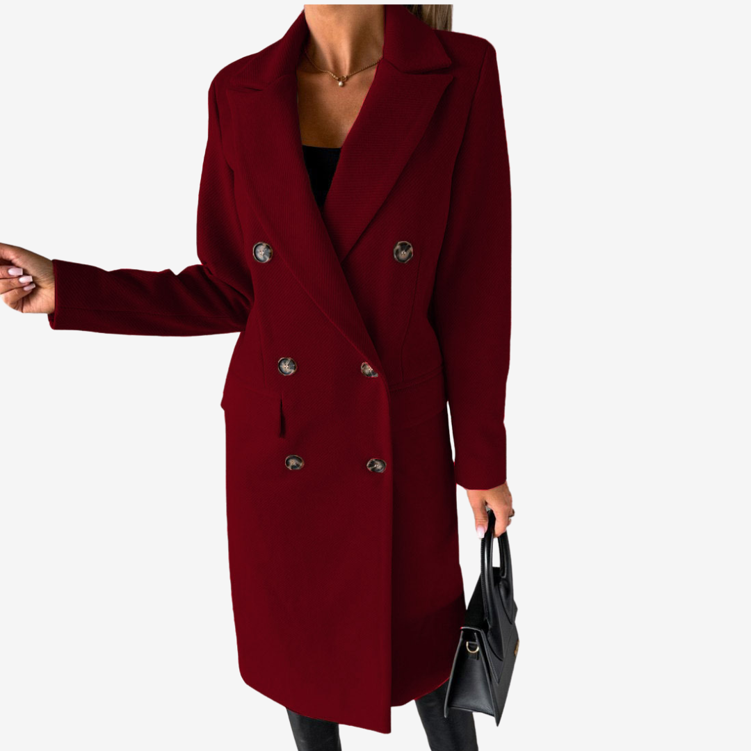 Rosella™ Manteau Long et Élégant