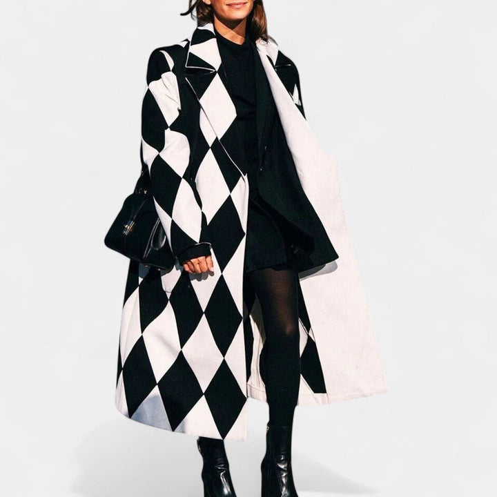Tereza – Manteau réversible élégant