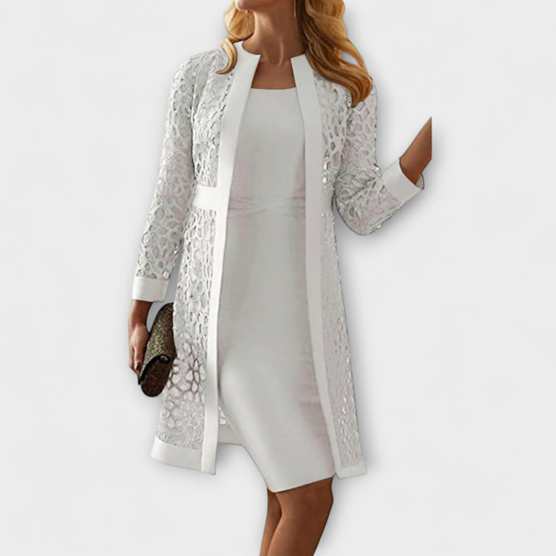 Runa - Robe en dentelle élégante en deux pièces