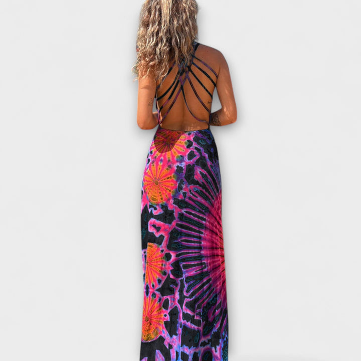 Ronja - La Bamba Imprimé Tie-Dye Maxi Robe