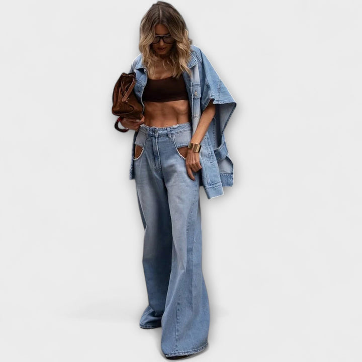 Blair - Ensemble en denim sans manches