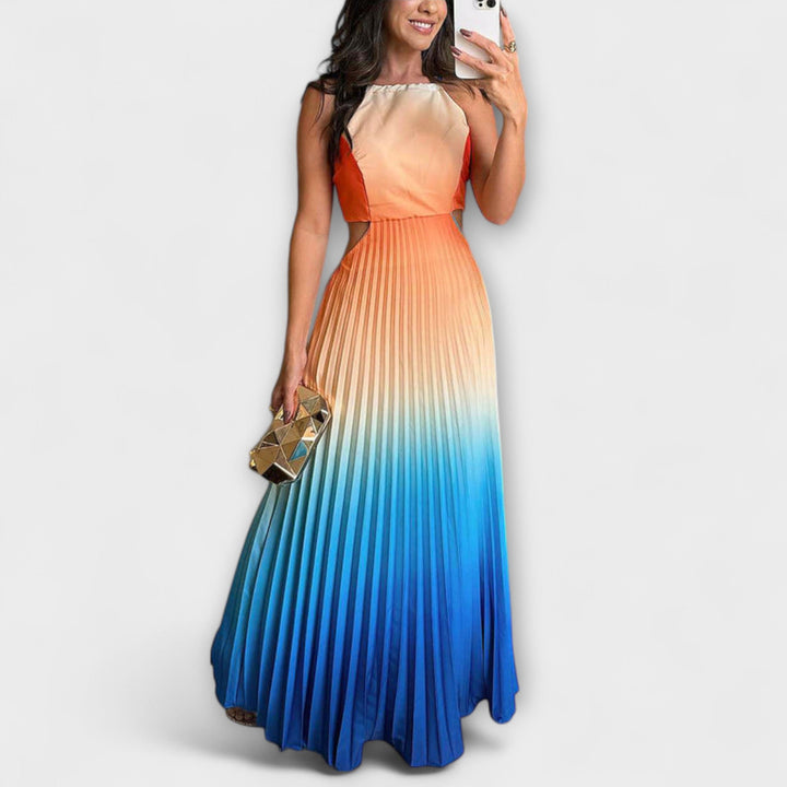 Haven - Robe Maxi Sans Manches Stylée avec Tie-Dye