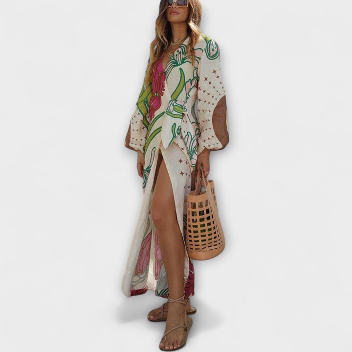 Tracey - Robe maxi avec lien