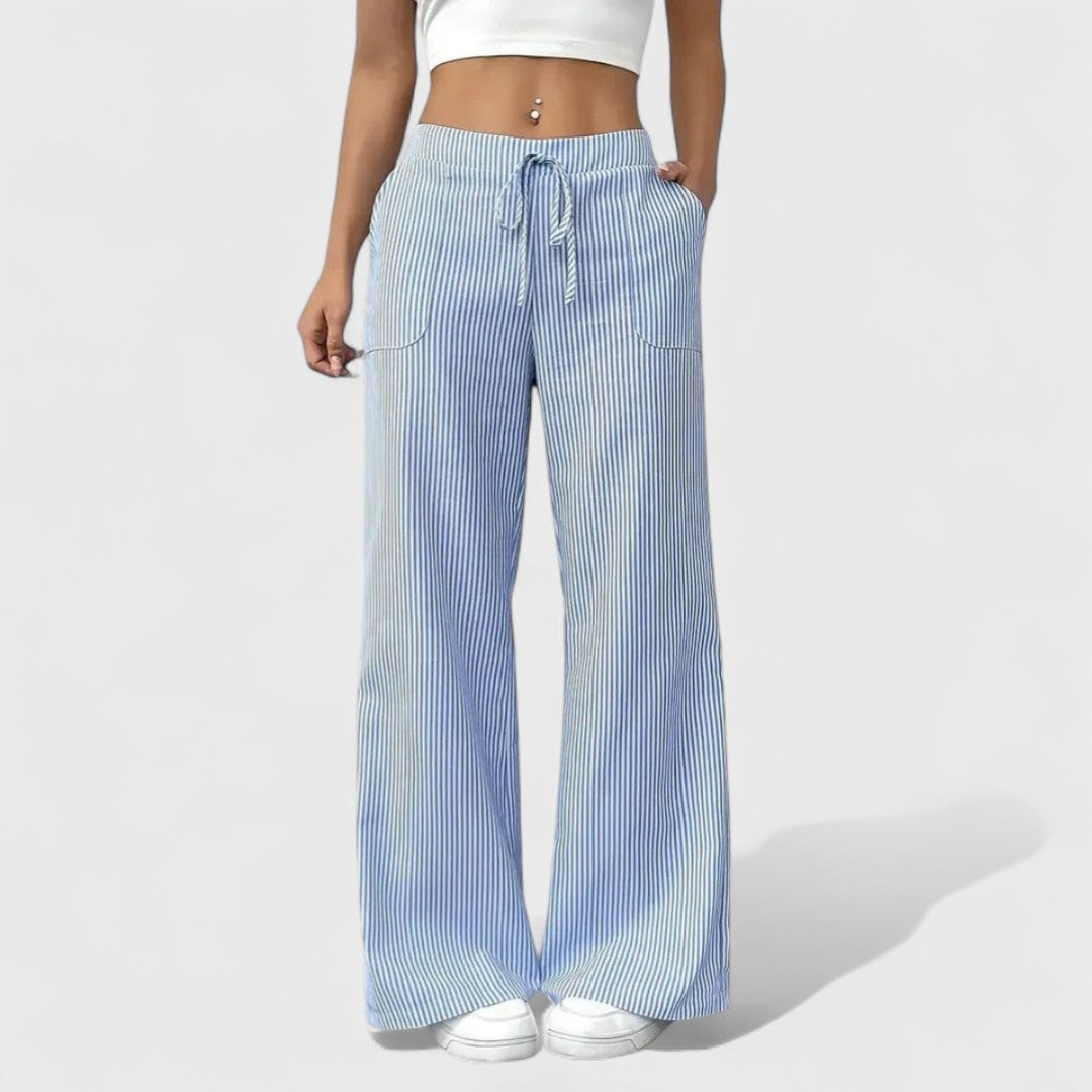 Dominique - Pantalon Large Confortable