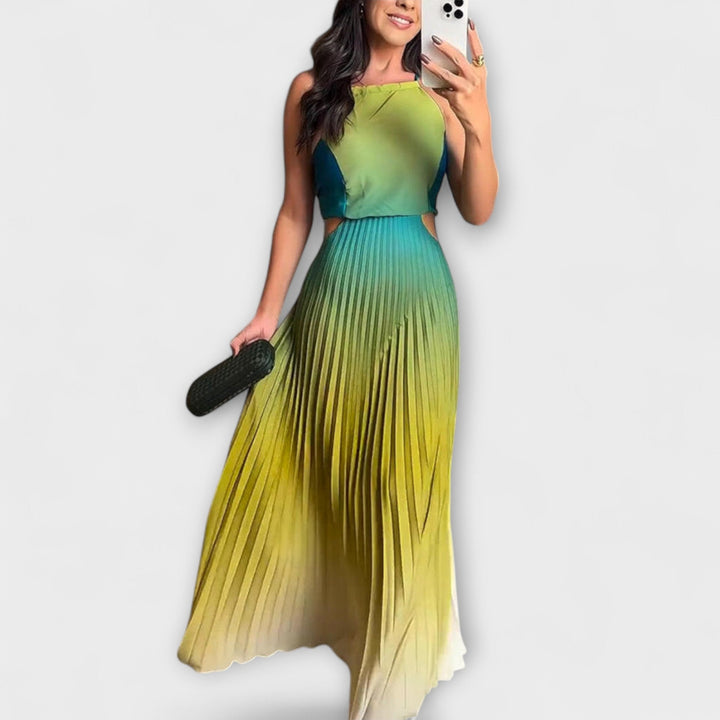 Haven - Robe Maxi Sans Manches Stylée avec Tie-Dye