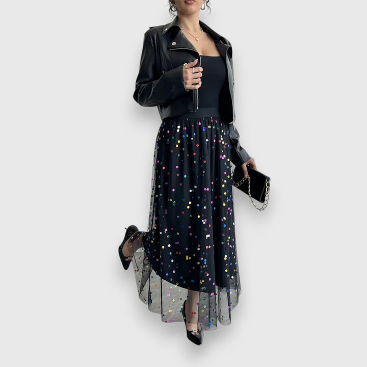 Leonie – Jupe colorée à pois