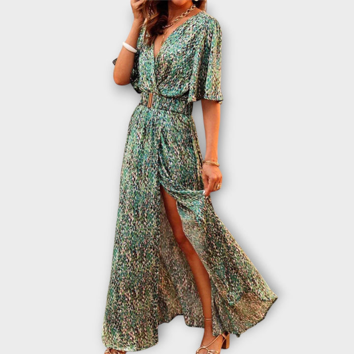 Sabine - Robe maxi stylée à design décontracté
