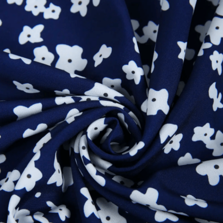 Paula - Robe florale élégante en tissu premium