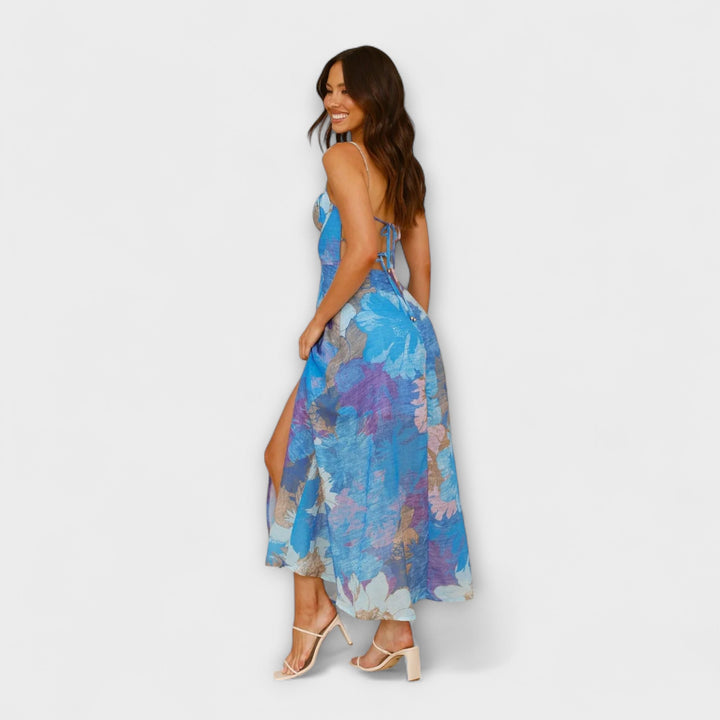Audrey - Robe à imprimé floral pour femmes - Élégante et attrayante