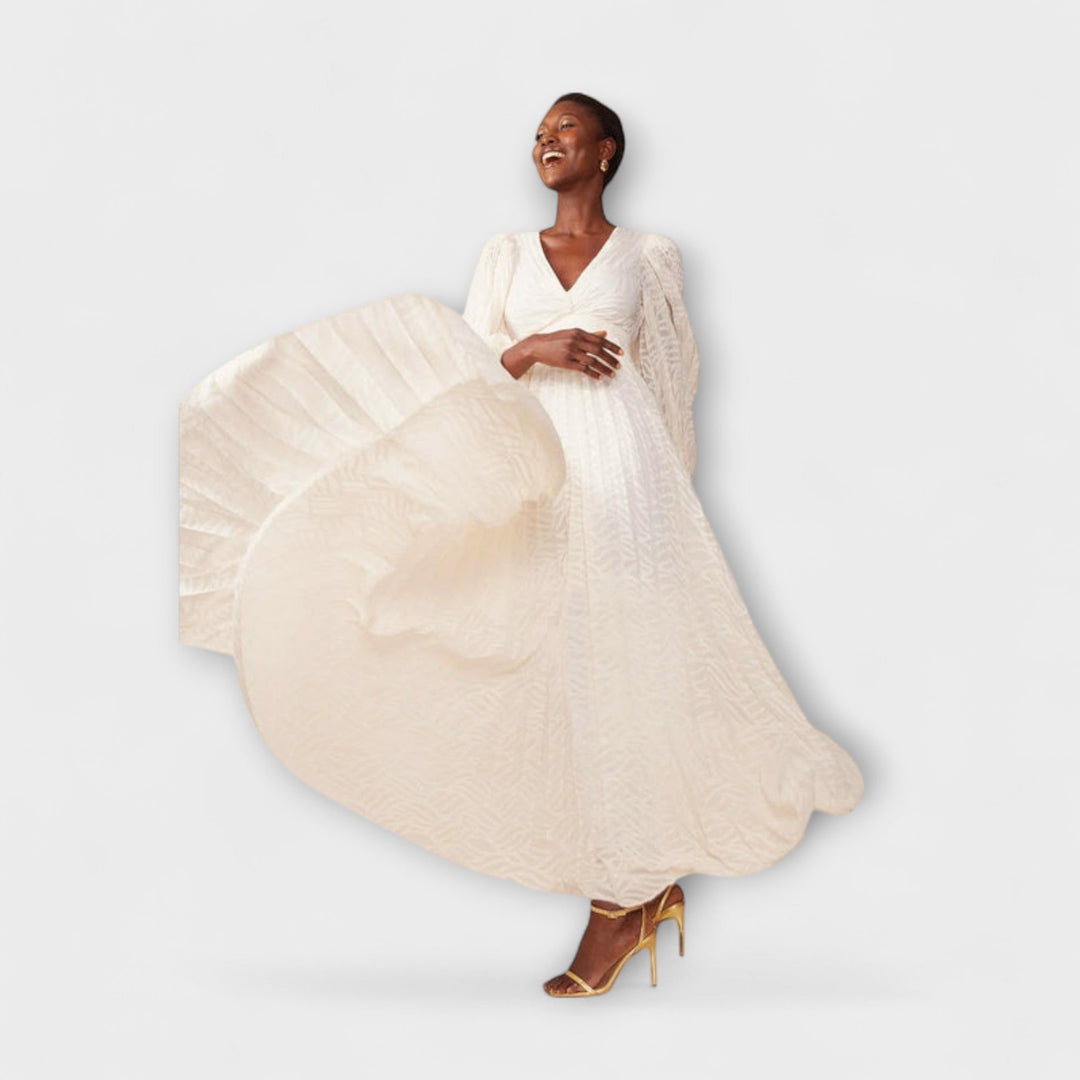 Elsa - Robe Maxi Crème d'Allegory