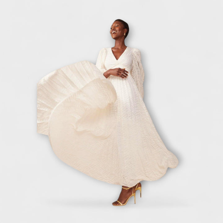 Elsa - Robe Maxi Crème d'Allegory