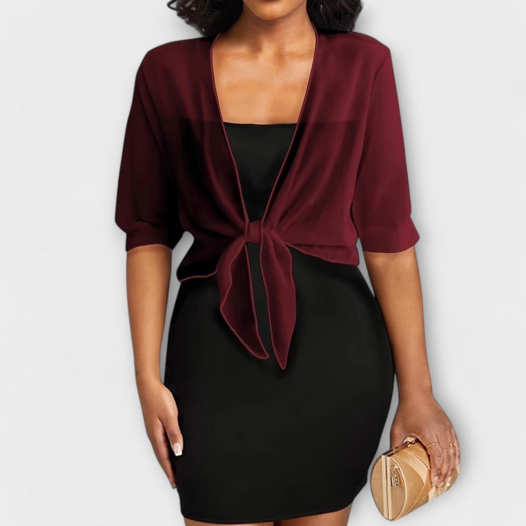 Olivia - Blouse à devant ouvert